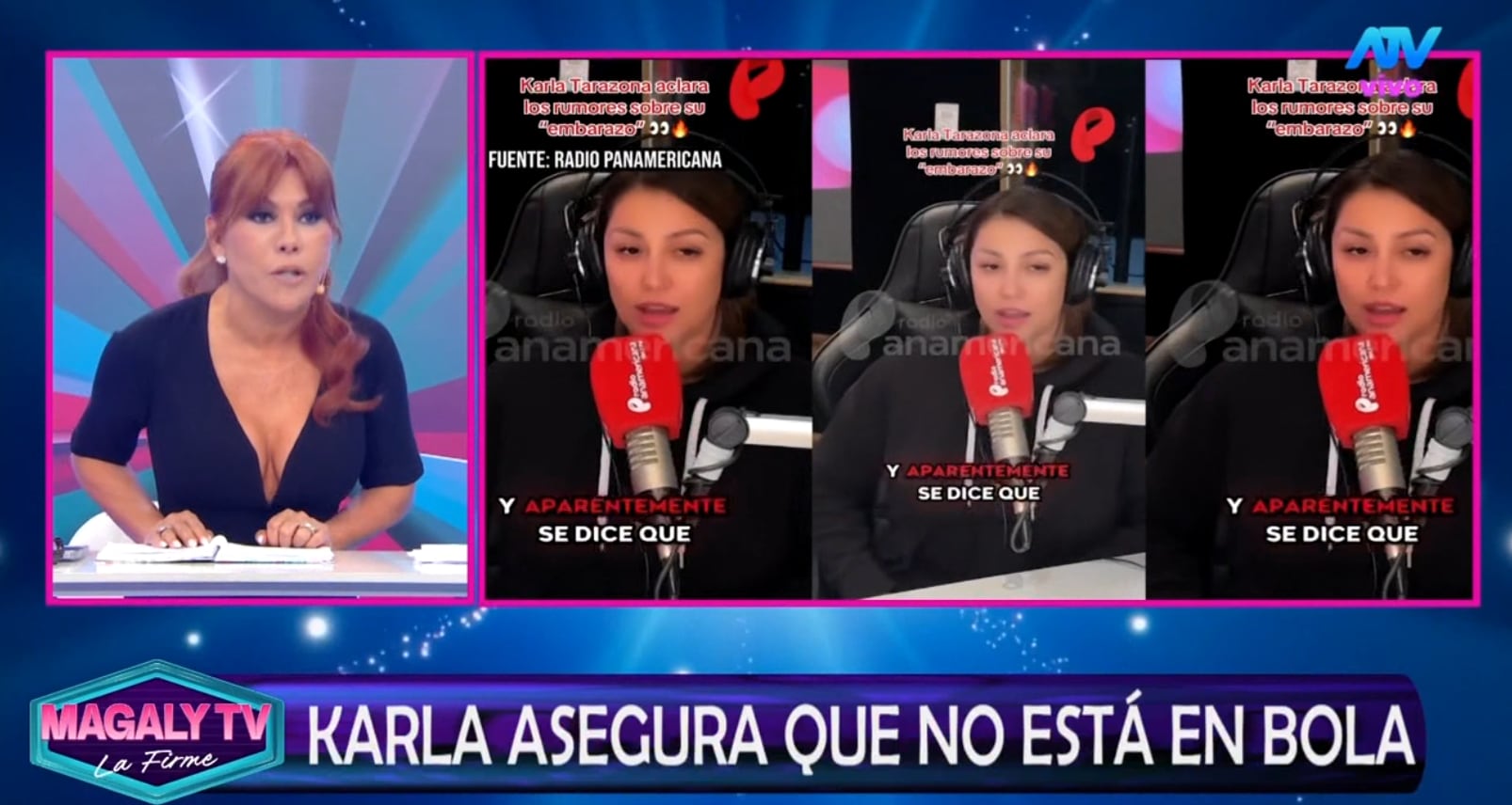 Karla Tarazona defiende futuro embarazo de Christian Domínguez y responde tras crítica de Magaly Medina.