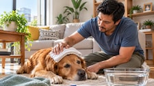 ¿Cómo saber si mi perro tiene fiebre y qué debo hacer?