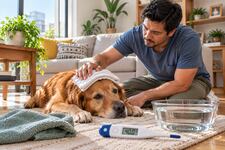 ¿Cómo saber si mi perro tiene fiebre y qué debo hacer?