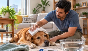 ¿Cómo saber si mi perro tiene fiebre y qué debo hacer?