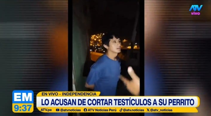 Sujeto que cometió el terrible acto.