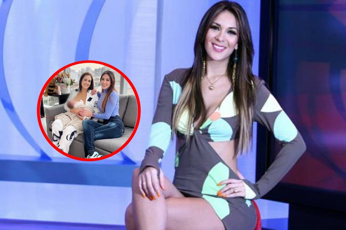 Silvia Cornejo le dio una sorpresa a Marina Mora a días de dar a luz. Foto: Difusión