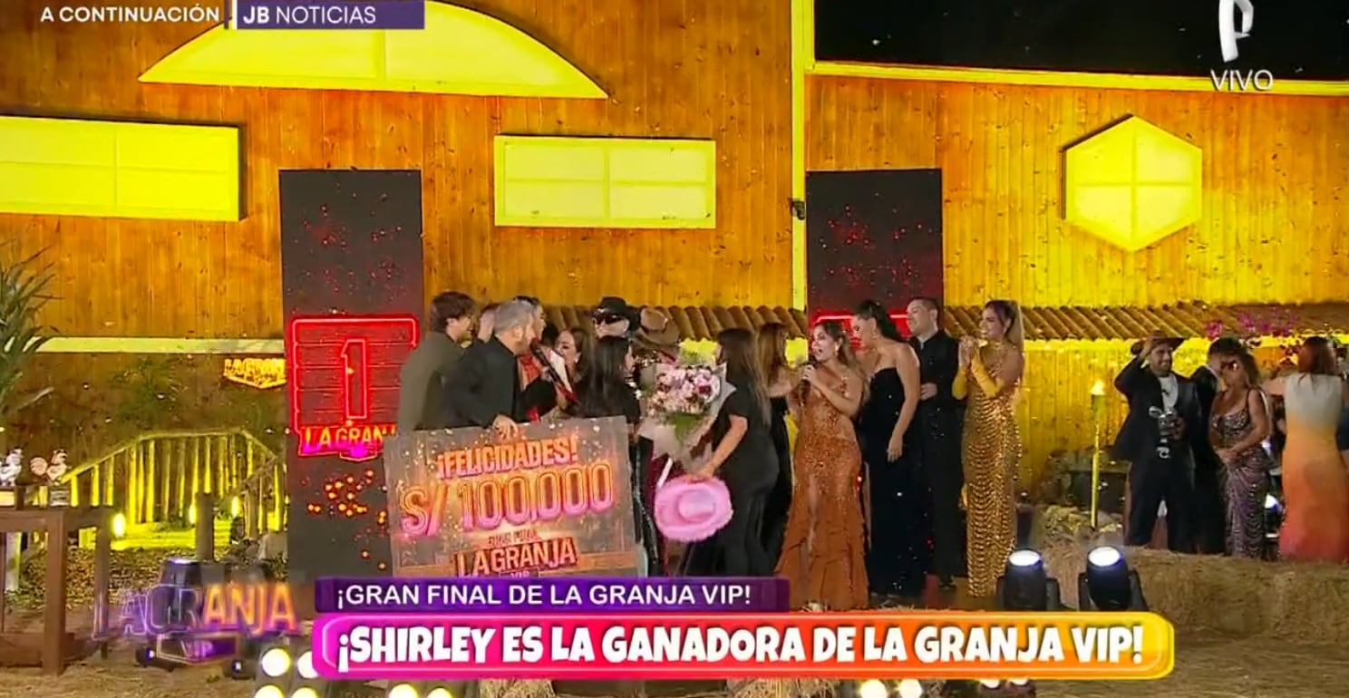 Shirley Arica se llevó 100 mil soles al ganar 'La Granja vip'.