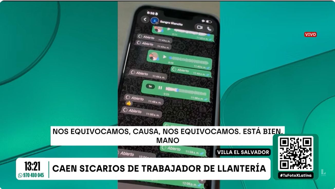 Sicarios admiten que mataron a mecánico por error en VES. Foto: Latina