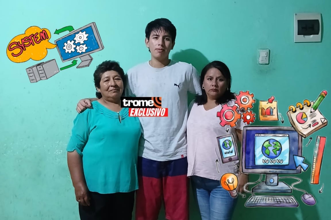 “Hay que ser perseverantes. Habrá caídas, pero tenemos que seguir adelante”, aconseja Ruben Ursua, primer puesto cómputo general en admisión UNFV 2026. (Entrevista y composición foto: Isabel Medina / Trome).