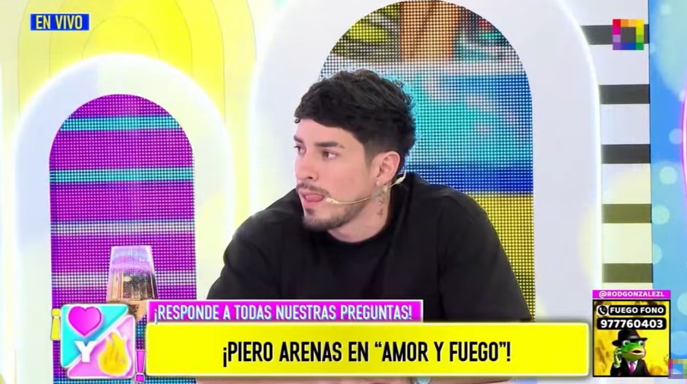 Piero Arenas se defendió en 'Amor y fuego'.
