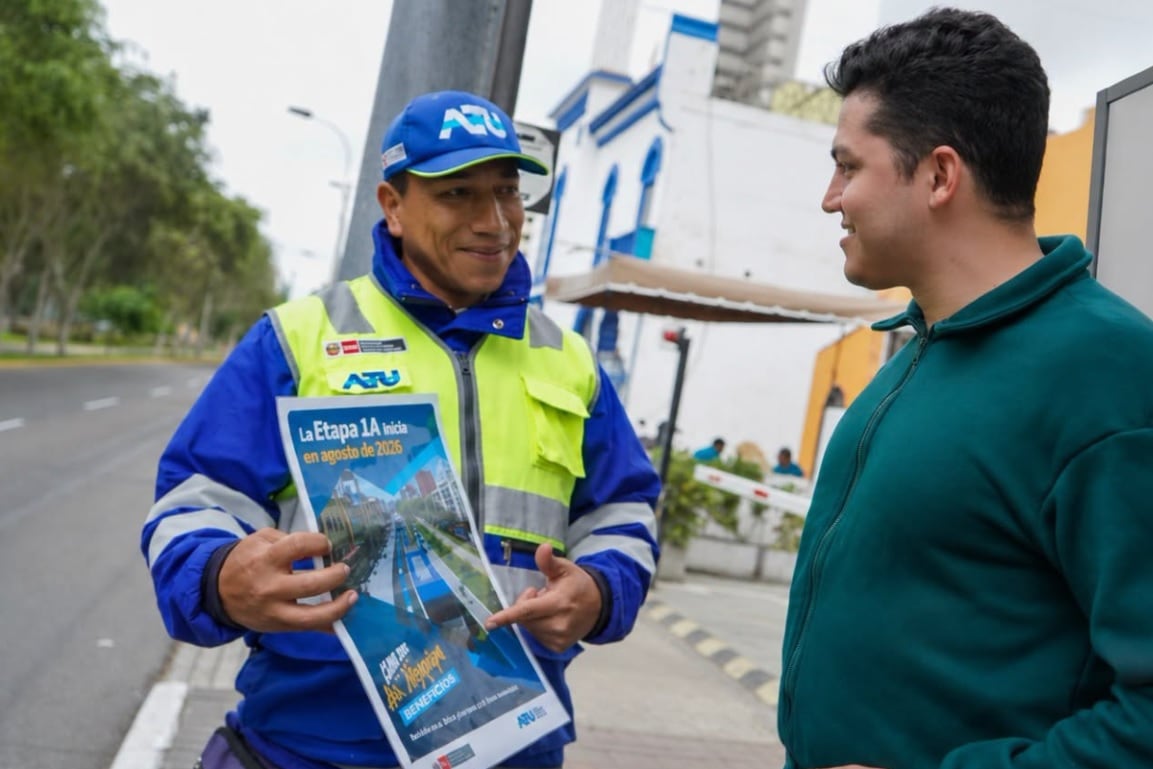 Aplicarán carril bus bidireccional en la avenida Arequipa para uso exclusivo del Corredor azul. Eso generará algunos cambios en el tránsito de conductores, peatones y ciclistas. (Isabel Medina / Trome / ATU).