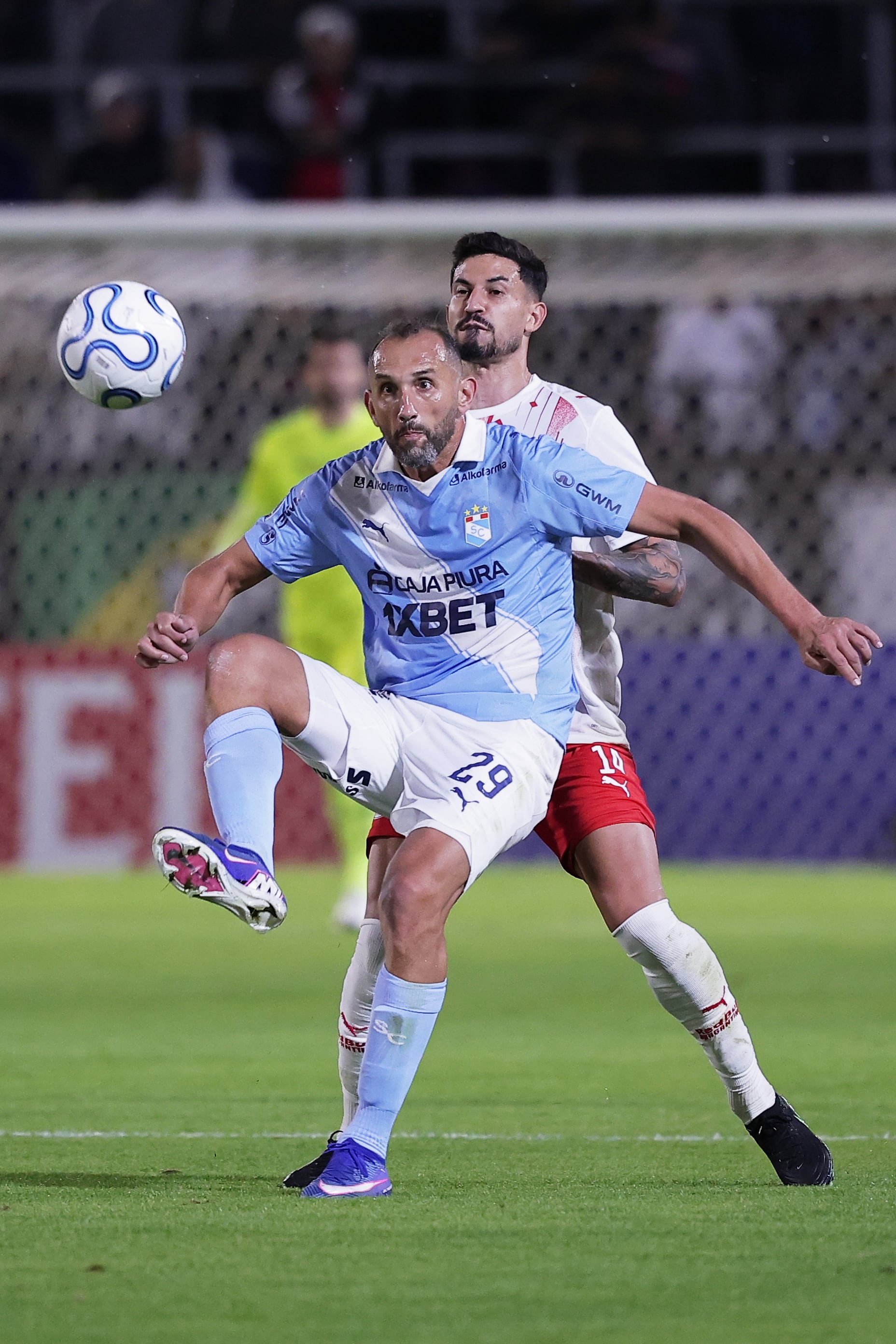 Sporting Cristal frente a Red Bull Bragantino. (AP Photo/Ettore Chiereguini)