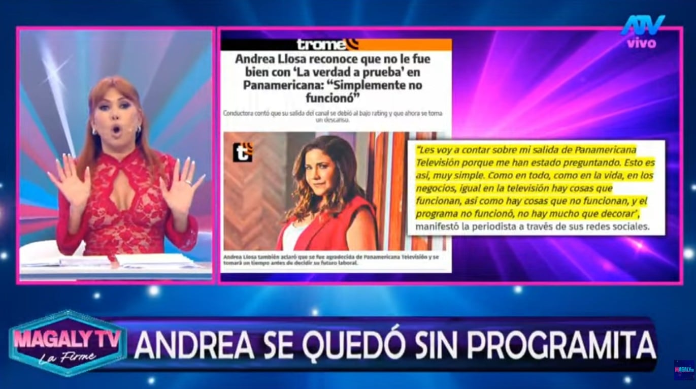 Magaly TV La Firme.