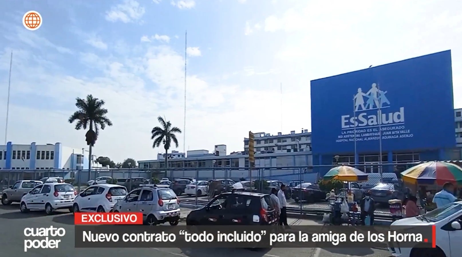 Revelan que otorgan concesión de cafetería en Essalud a empresa vinculada a la familia Horna. Foto: Captura/Cuarto Poder