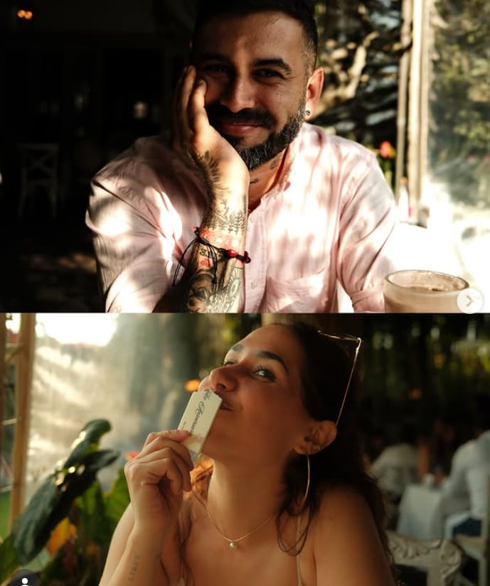 Patricia Barreto y su novio Roberto Carlos Morales.