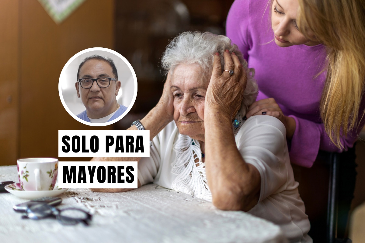 Si un adulto mayor no come por dolor, es una señal de alerta médica que requiere evaluación urgente. No debe normalizarse como 'cosas de la edad'. Foto: composición/Istock