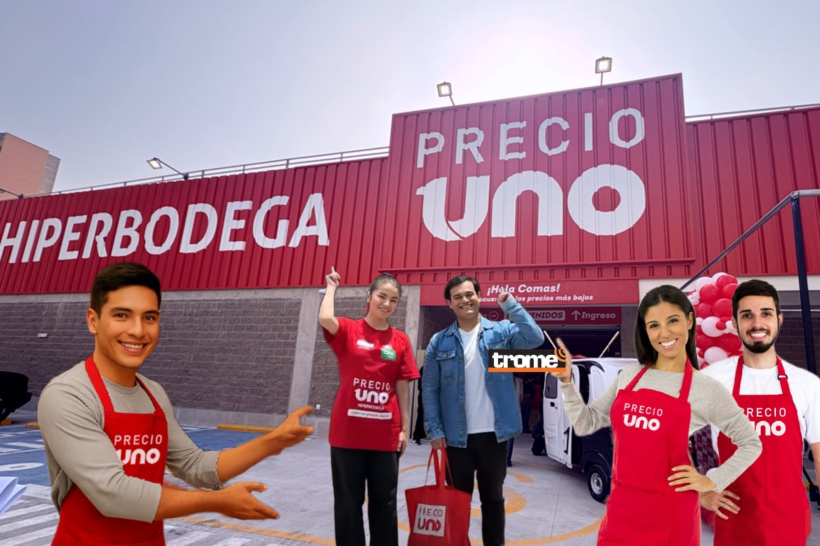 Cadena de hiperbodegas abrió nueva tienda en Lima Norte. Precio Uno suma 33 tiendas en el Perú. (Composición foto: Isabel Medina / Trome).