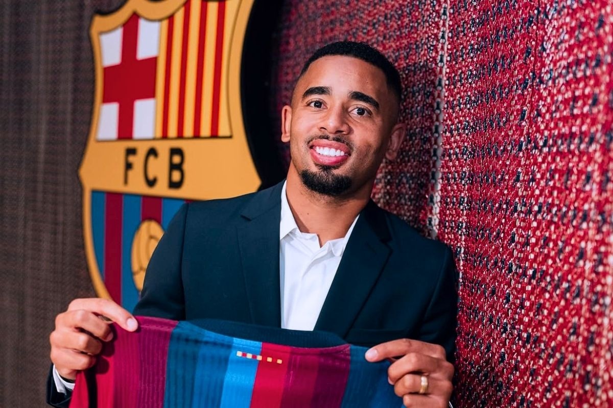 Gabriel Jesús rebajó sus pretensiones económica para llegar a Barcelona (Foto: @FCbarcelona)