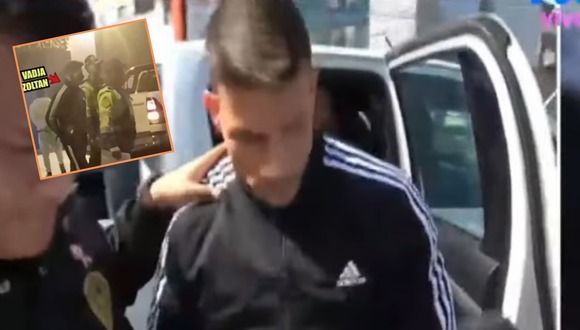 Trome | Nuevas imágenes de la detención de bailarín que tocó a Korina Rivadeneira.(Magaly TV)