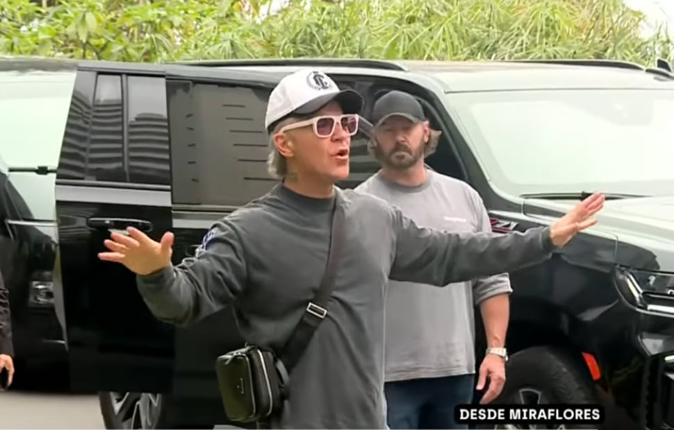 Robbie Williams dejó un mensaje a sus fanáticos antes de partir. (Latina Noticia)