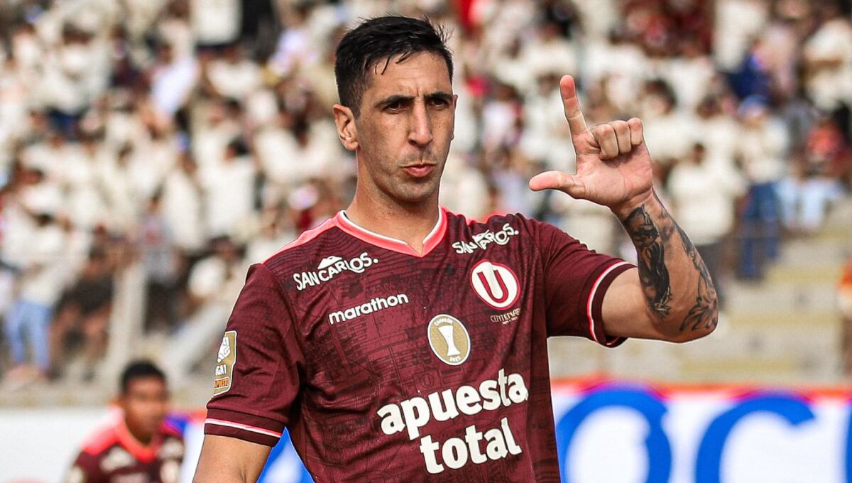 Diego Dorregaray lleva dos goles con Universitario en el 2024. (Foto: Liga 1)