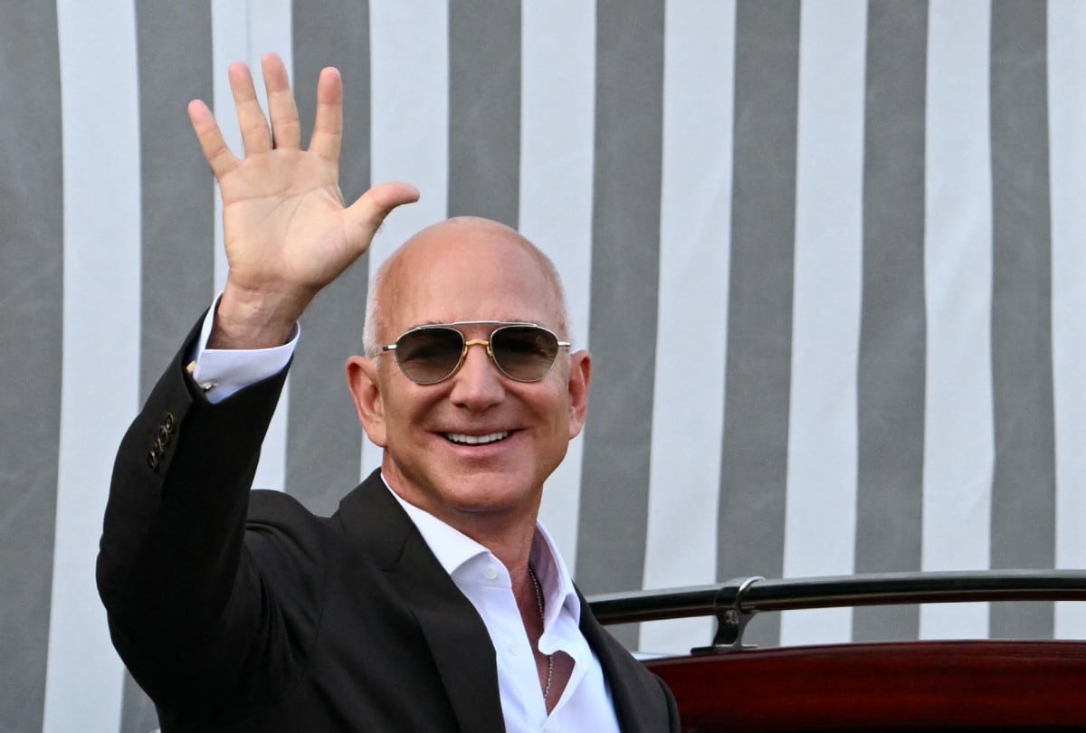 Jeff Bezos (Crédito: Stefano Rellandini / AFP)