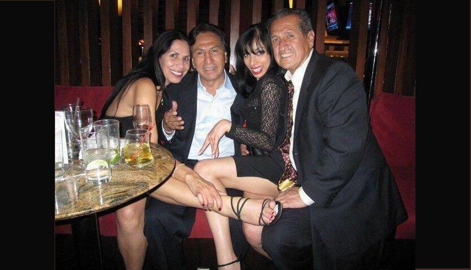 Alejandro Toledo de juerga en USA