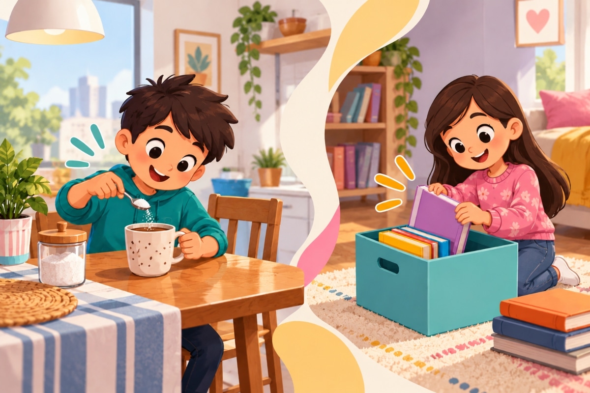 Conoce las diferencias entre los verbos poner y colocar. Foto generada con IA.