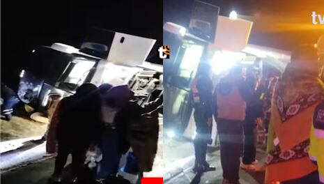 ¡Viaje de promo pudo terminar en tragedia! Bus con escolares se despista y deja 13 heridos en La Oroya
