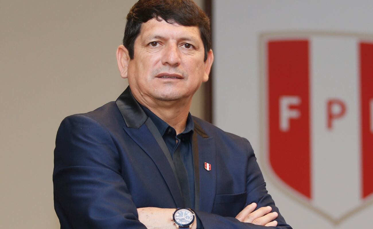 Agustín Lozano, presidente de la FPF e investigado por presuntos delitos por el Ministerio Público. (Crédito: Violeta Ayasta, GEC).