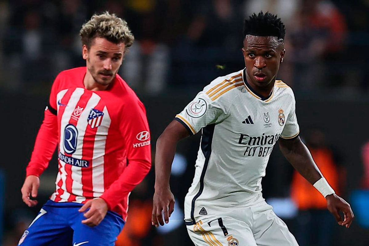 Sigue el derbi madrileño, Atlético vs. Real Madrid en directo en televisión a través de La 1 de Radio Televisión Española (RTVE). (Foto: AFP)