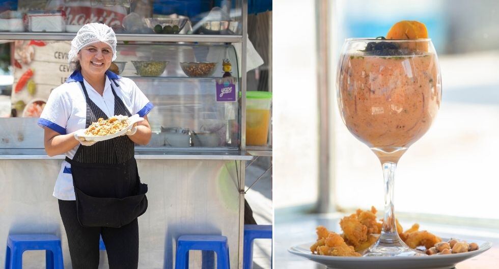 Prepara cebiche desde que era una adolescente y salió a venderlo en su carretilla hace 16 años. Ha estado por varios sectores de San Juan de Lurigancho. | Fotos: Andrés Paredes / Trome.