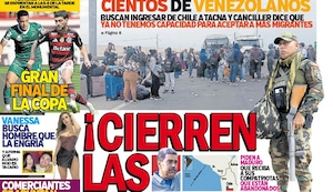 ¡CIERREN LAS FRONTERAS!