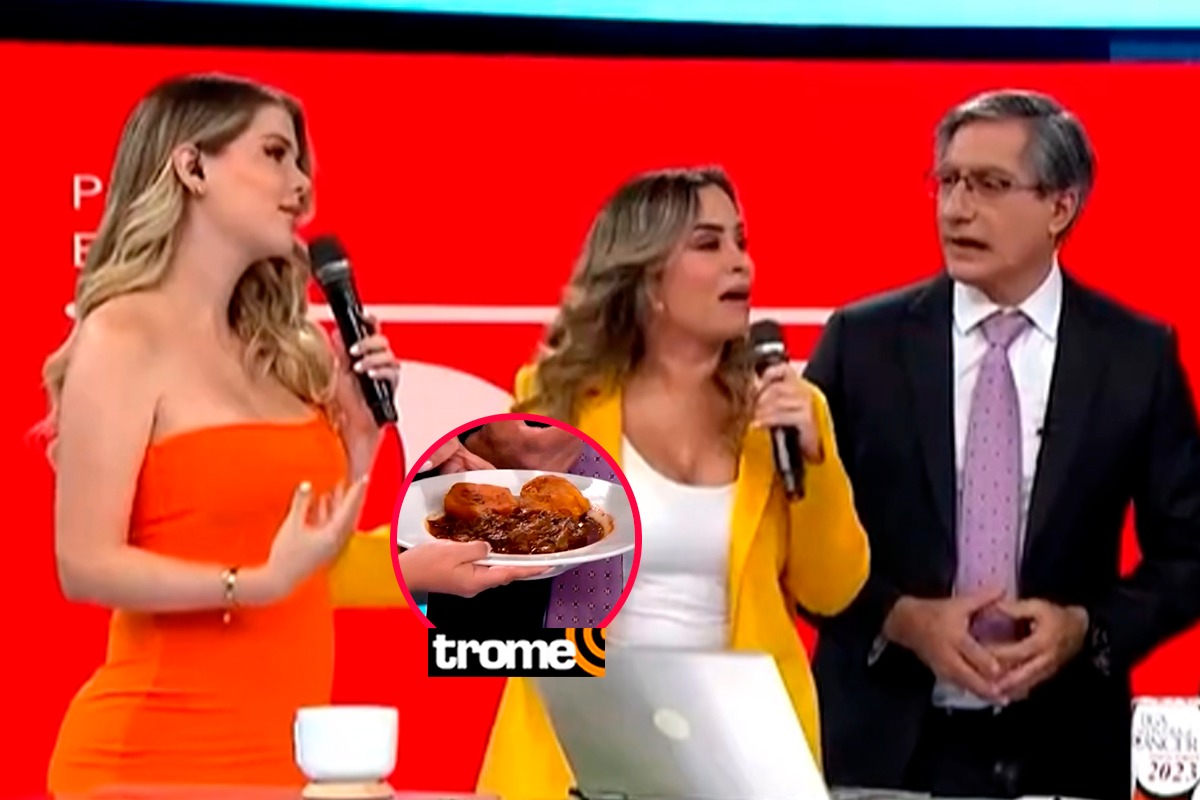 Brunella Horna se descompensa por náuseas. Foto: Captura Trome.