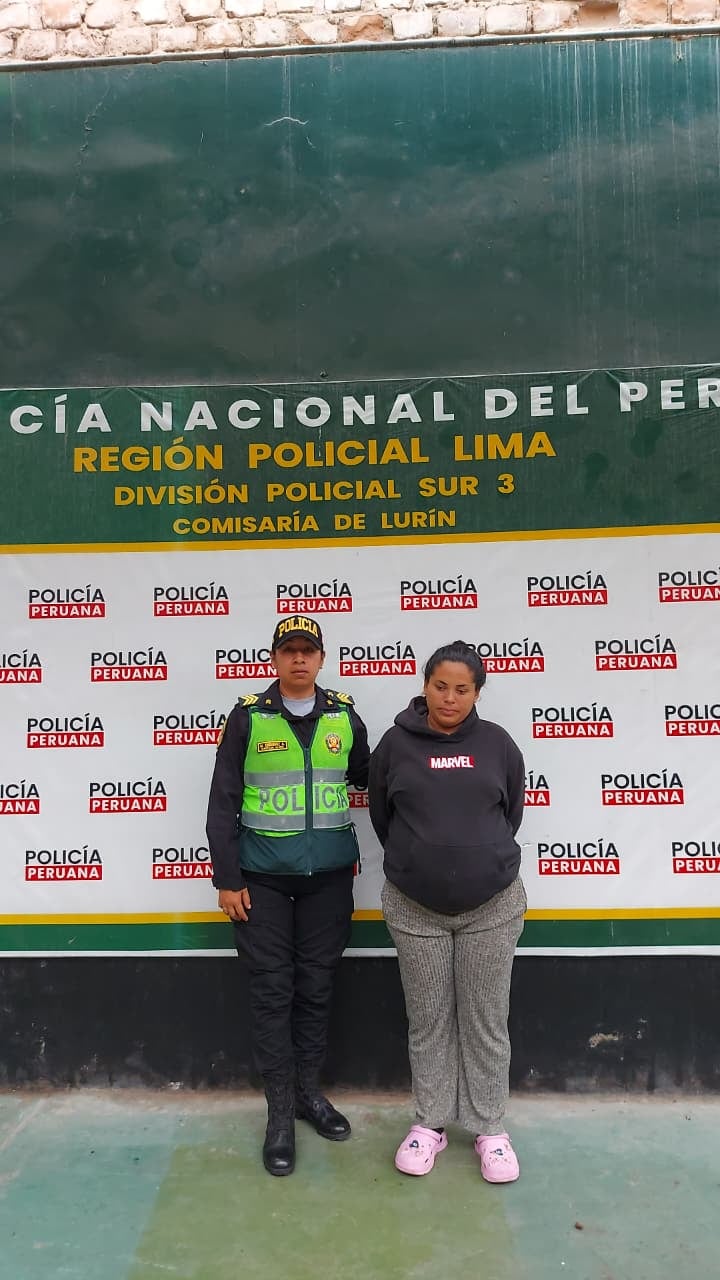 Detenida.