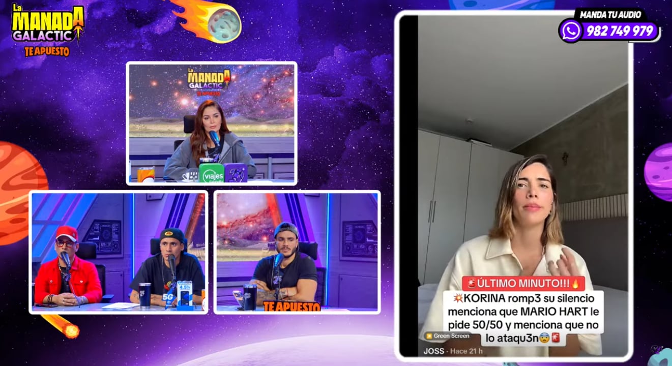 Laura Spoya sale en defensa de Korina Rivadeneira y cuestiona a Mario Hart por supuestamente exigir 50/50 post parto.