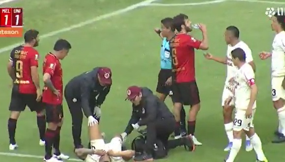 tTROME | Anderson Santamaría sufre fuerte lesión en el Universitario vs. Melgar (L1 MAX)