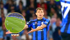 ¡Doble blooper! Nicolo Barella desperdició este terrible error de Ederson |VIDEO