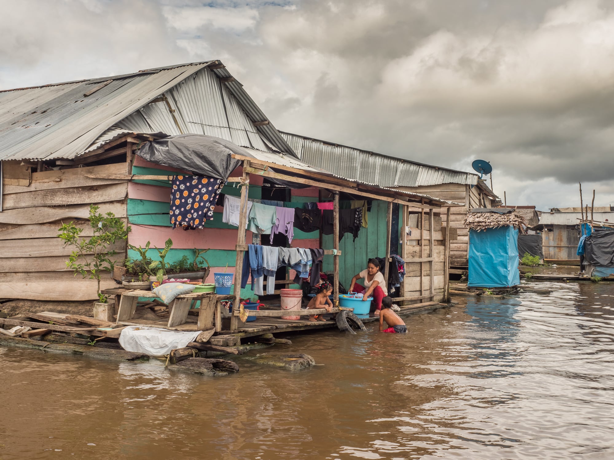 Uno de los grandes problemas en la Amazonía es que la población no tiene acceso a agua de calidad. Foto: Istock