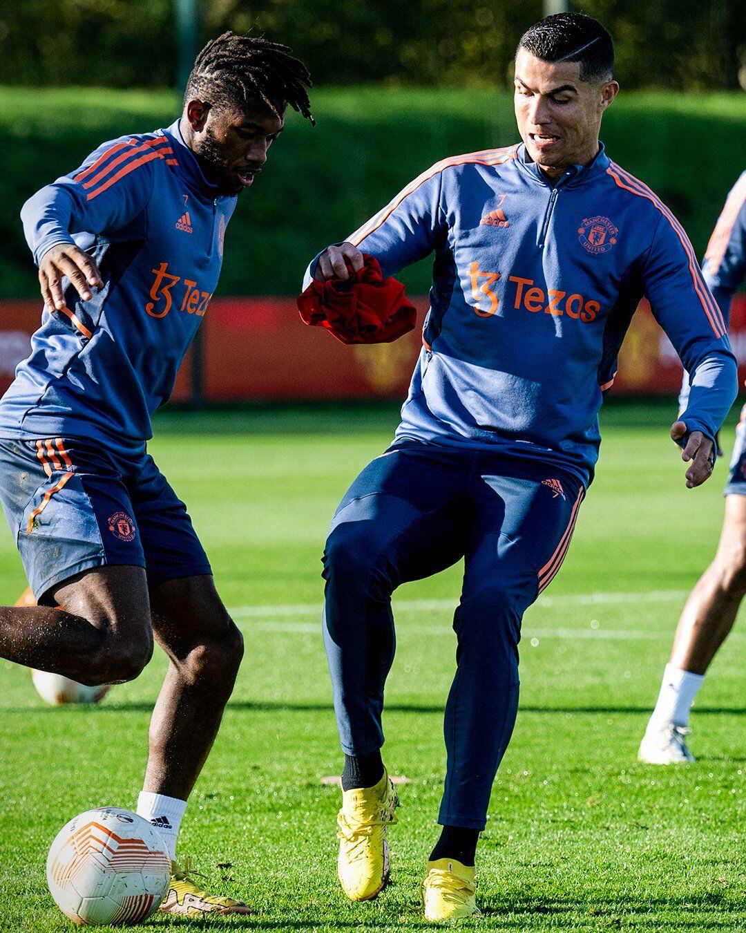 Cristiano Ronaldo volvió a entrenar con Manchester United. (Foto: Cristiano Ronaldo)