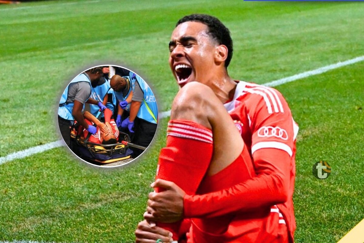 Musiala voló Múnich donde será operado en las próximas horas (Foto: @BIld)