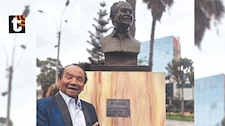 Melcochita feliz con monumento que le hicieron en La Victoria: “Agradecido, siempre digo que los homenajes se hacen en vida”