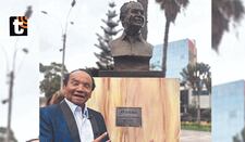 Melcochita feliz con monumento que le hicieron en La Victoria: “Agradecido, siempre digo que los homenajes se hacen en vida”