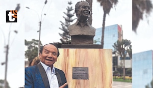 Melcochita feliz con monumento que le hicieron en La Victoria: “Agradecido, siempre digo que los homenajes se hacen en vida”