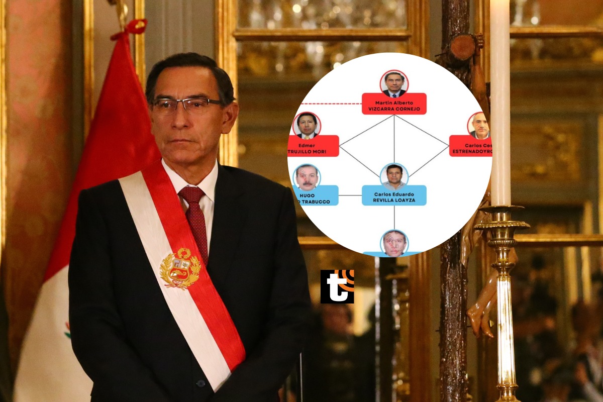 Martín Vizcarra es señalado por la Fiscalía como líder de la presunta organización criminal 'Los Intocables de la Corrupción'.
