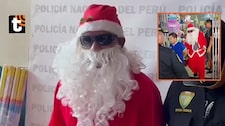 Policía disfrazado de Papá Noel se camufla entre comerciantes e incauta pirotécnicos en almacén clandestino