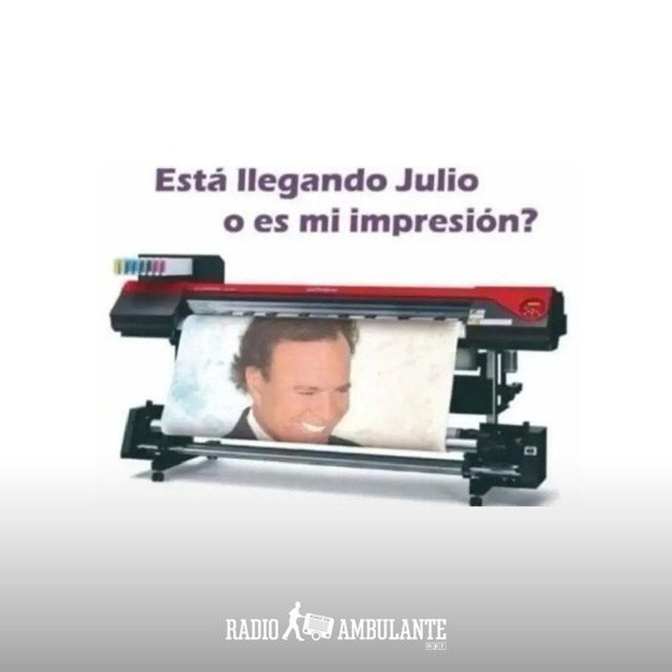 El mes de julio llegó con divertidos memes al lado del cantante español Julio Iglesias. Foto: Twitter.
