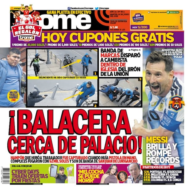 Portada Trome