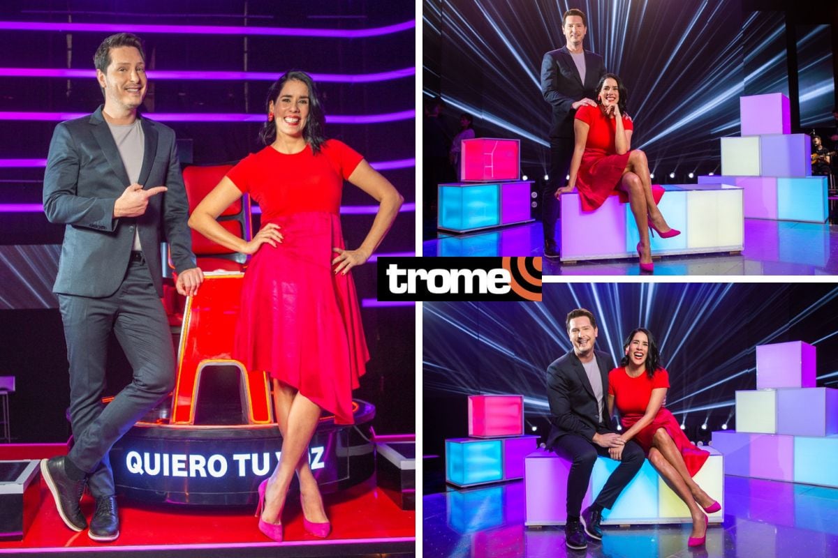 Cristian Rivero y Gianella Neyra cuentan que se divierten mucho en 'La Voz Kids'