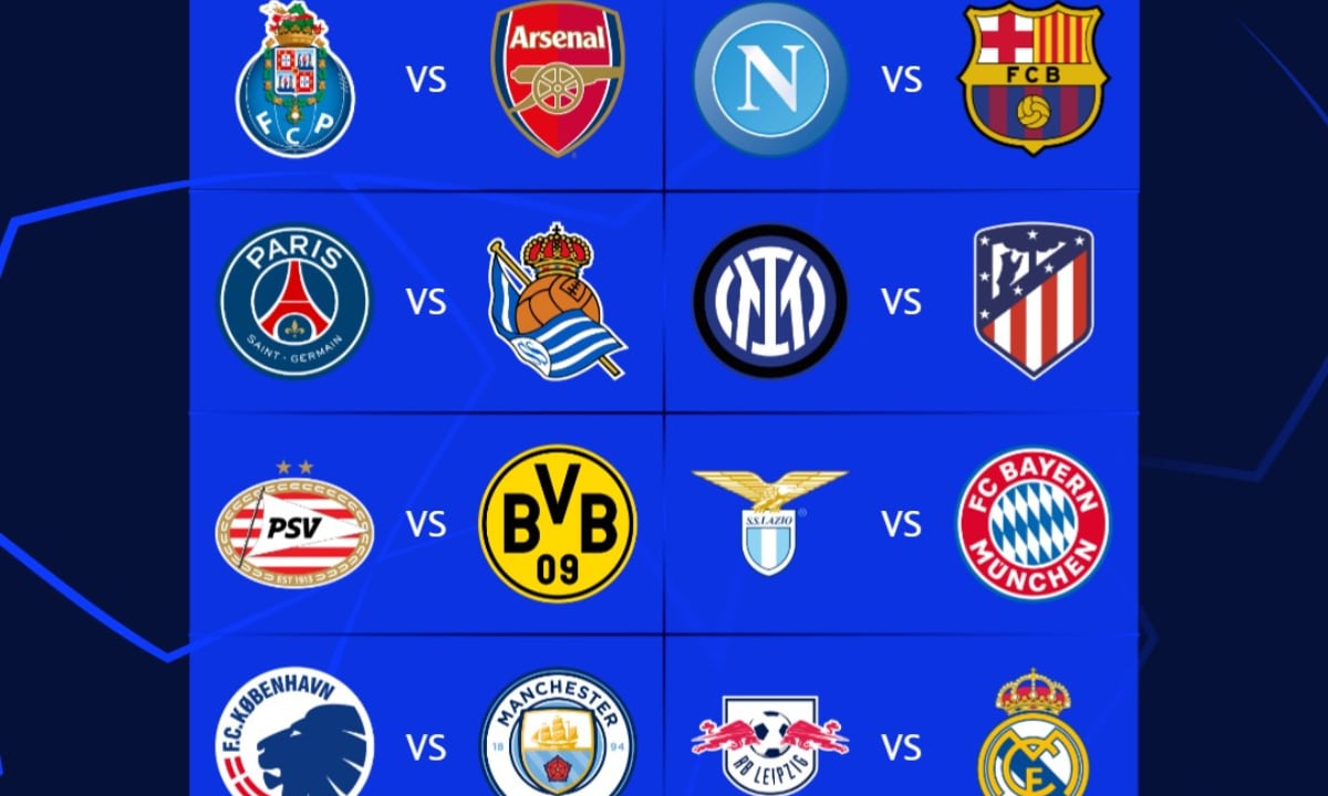 Revisa cómo quedaron los cruces de octavos de la Champions. (Foto: Champions League)