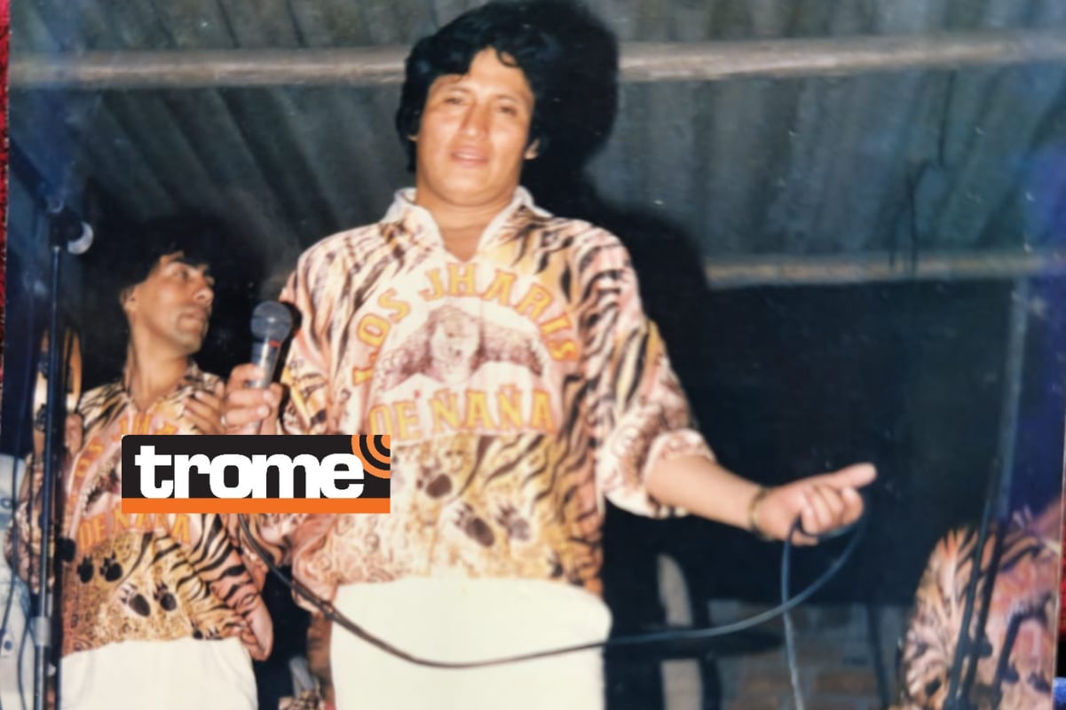 Pascualillo Coronado en su época que integraba Los Jharis De Ñaña. Foto: Archivo personal