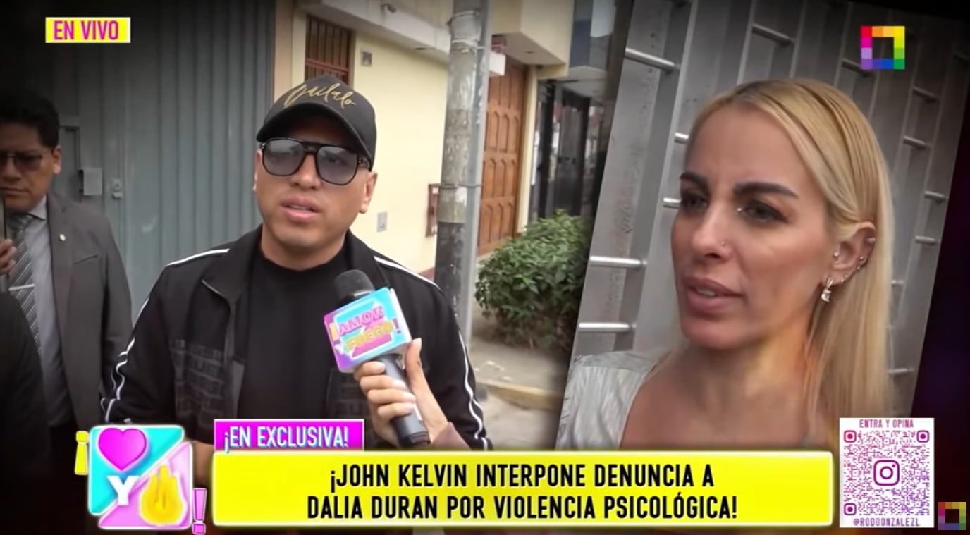 John Kelvin denuncia a Dalia Durán y habla del bienestar de sus hijos.