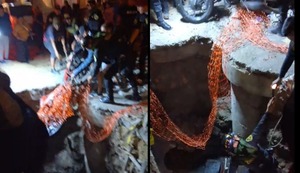 Callao: Policía resulta gravemente herida la caer dentro de forado de tres metros de profundidad