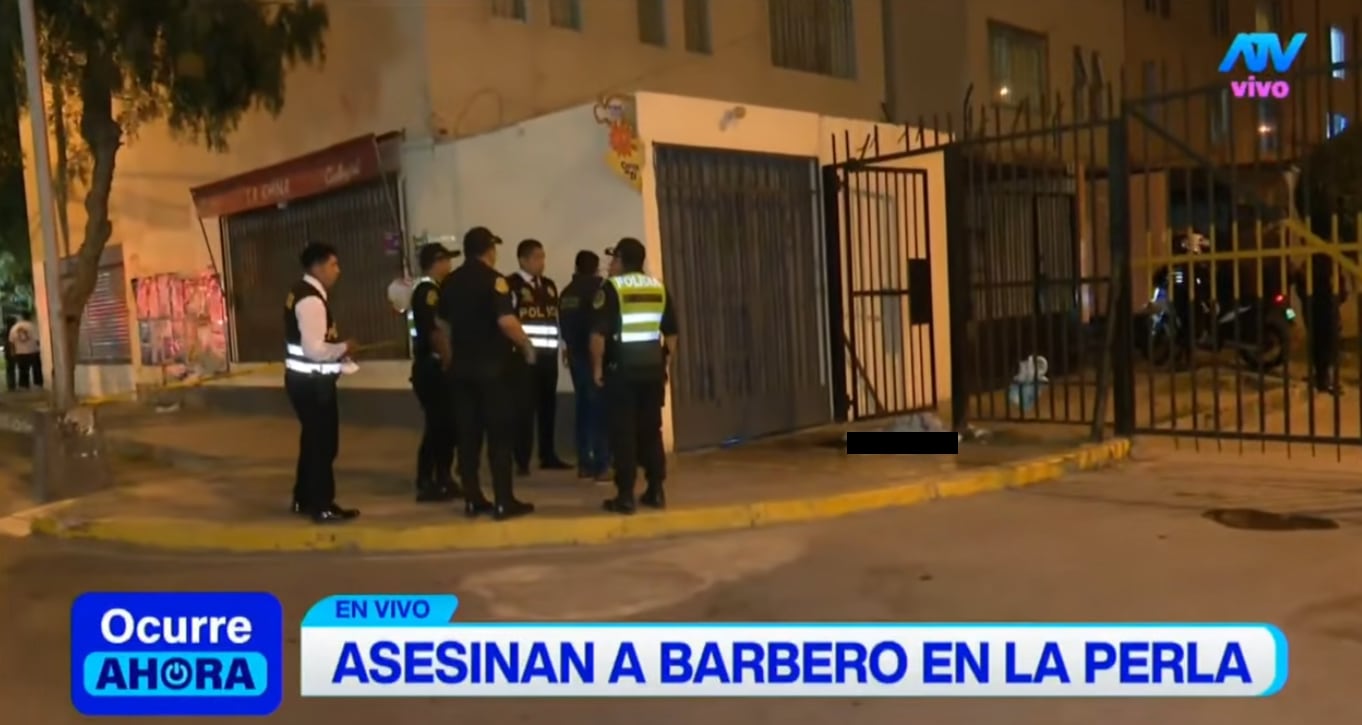 Sicario asesinó a joven barbero en la puerta de una bodega en La Perla, Callao.